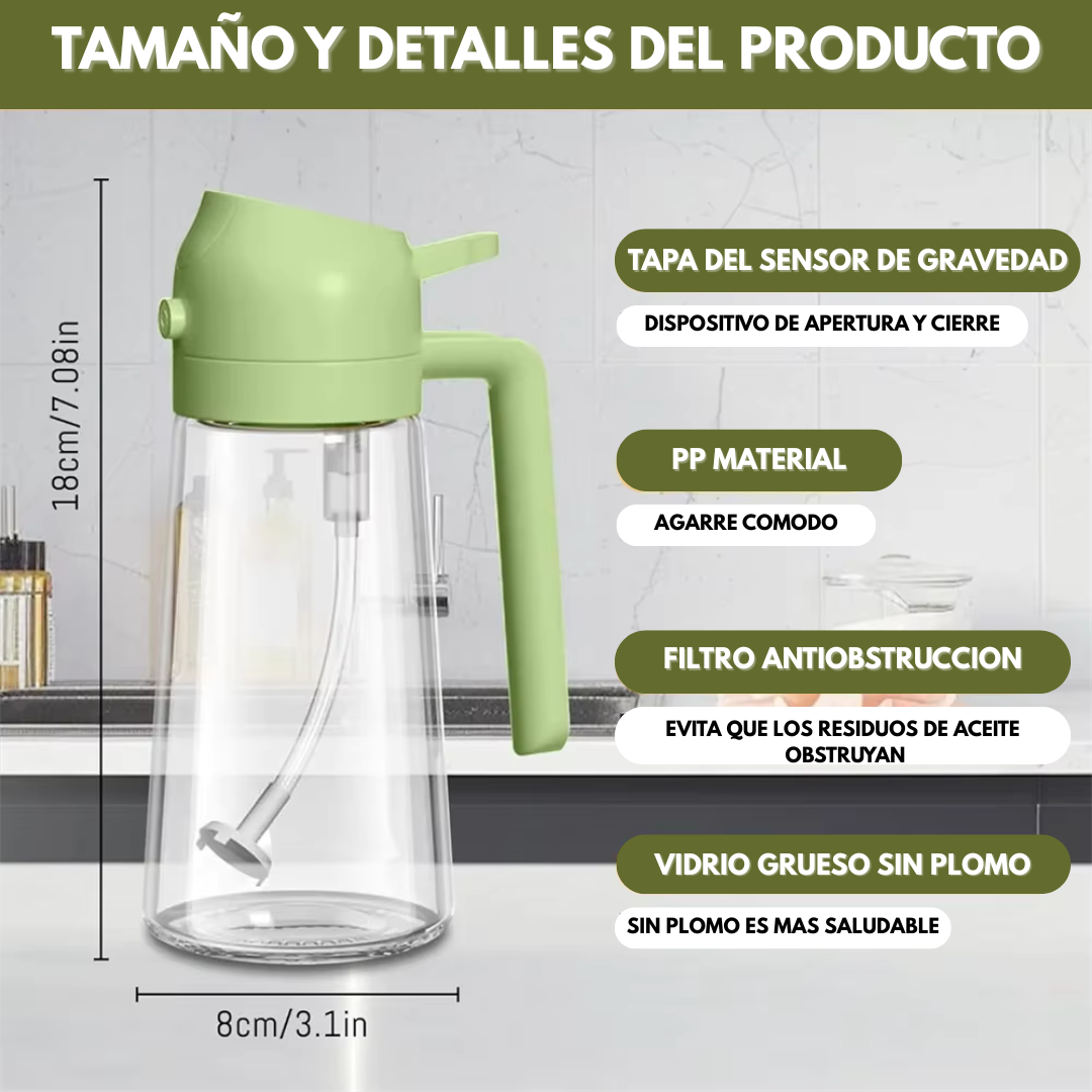 Dispersor y vertedor de aceite 470ml